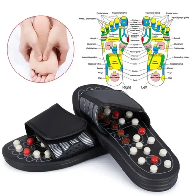 Foot Massage Slippers Acupuncture Therapy Massager Shoes